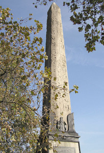 A „Kleopátra tűje” obeliszk Londonban