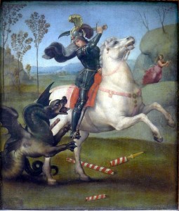 Raffaello - Szent György legyőzi a sárkányt